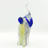 Murano-silver-flecks-glass-elephant-20th-3 Murano Silver Flecks Glass Elephant 20th