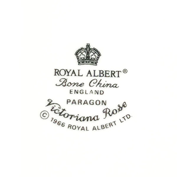 Paragon Albert Victoriana Rose Demitasse Duo
