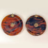 French Gold Mounted Tortoiseshell Pair  Of Miniature Portrait Paintings of Napoleon & Josephine