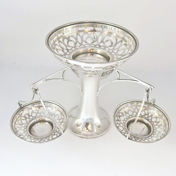 Hallmarked Silver Basket Epergne Birmingham 1908