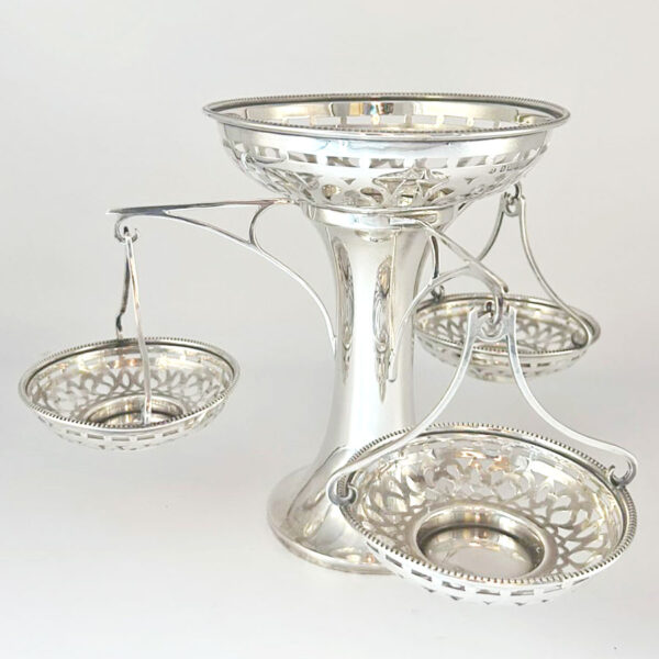 Hallmarked Silver Basket Epergne Birmingham 1908