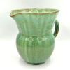 Linnware Pottery Green Glaze Large Ewer
