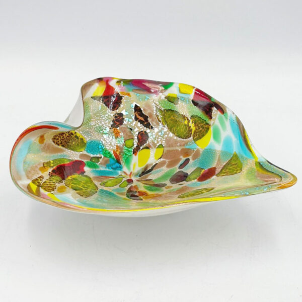 Murano Mottled Glass Vetro Artistico Bowl