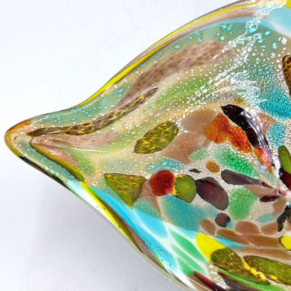 Murano Mottled Glass Vetro Artistico Bowl
