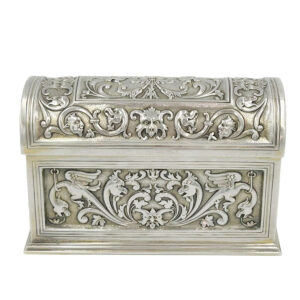 Rare Silver Chest London 1890 Carrington and Co