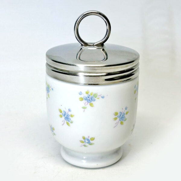 Royal Worcester Egg Coddler Blue Floral