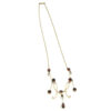9ct Gold Garnet Chandelier Necklace