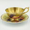Aynsley Orchard Gold  D Jones Tea Duo