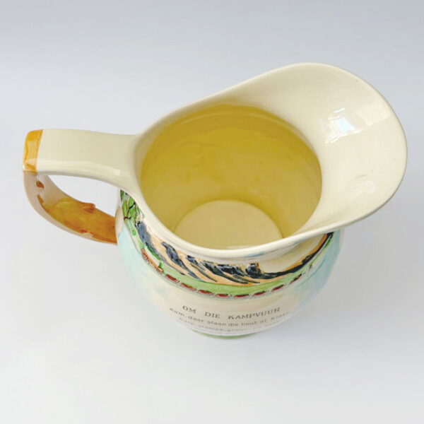 Crown Devon Om Die Kampvuur Musical Jug