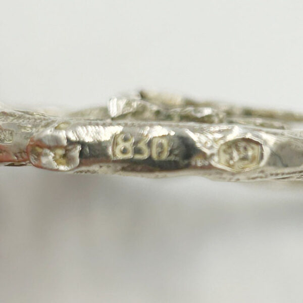 Hallmarked Dutch Silver Grape Scissors