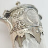 Hallmarked Silver London 1876 Claret Jug Fern Etched Glass