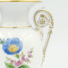 Meissen Double Handled Vase Hand Painted Flowers 20th