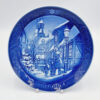 Royal Copenhagen Lighting The Lights  Christmas Plate 1996