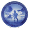 Royal Copenhagen Little Skaters Christmas Plate 1965
