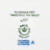 Royal Copenhagen Watching The Birds Christmas Plate 2001