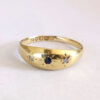 18ct  Gold Sapphire and Diamond Victorian