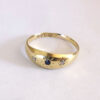 18ct  Gold Sapphire and Diamond Victorian