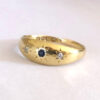 18ct  Gold Sapphire and Diamond Victorian