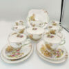 Shelley Heather 21 Piece Tea Service