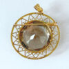 Topaz Pendant Brooch In 14 Carat Gold