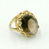 Topaz Ring Set In 9 Carat Gold