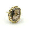 Topaz Ring Set In 9 Carat Gold