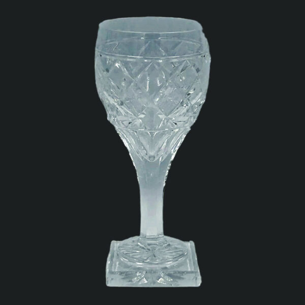 Val St Lambert St Helene Water Goblet