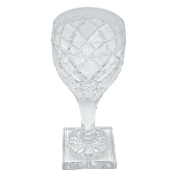 Val St Lambert St Helene Water Goblet