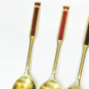 Eetrite 24ct Gold Plated Royal Albert Red Heirloom Tea Spoons