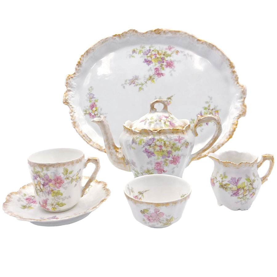 Limoges France Cabaret Set C1890 - Clyde on 4th Antiques
