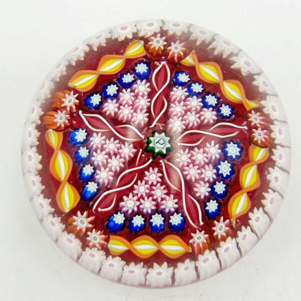 Perthshire Millefiori Glass Paperweight