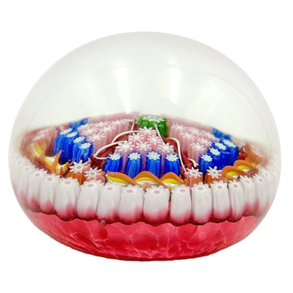 Perthshire Millefiori Glass Paperweight