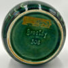 Drostdy Grahamstown Green Fish Pottery Vase C1950