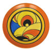 Rare Clarice Cliff Bizarre Swirls Plate C1930