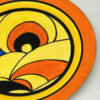 Rare Clarice Cliff Bizarre Swirls Plate C1930