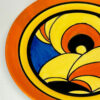 Rare Clarice Cliff Bizarre Swirls Plate C1930