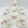Royal Albert Moss Rose Coffee Service