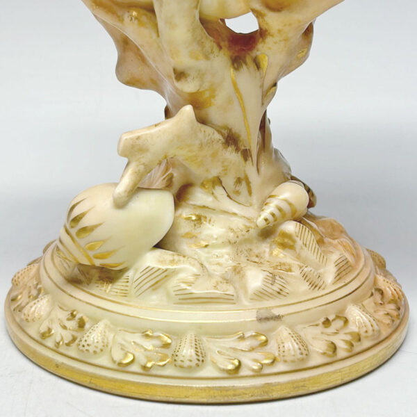 Royal Worcester Nautilus Vase C1873