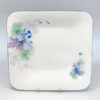Shelley Dog Rose Blue and Mauve Floral Square Bowl 12714