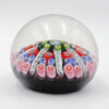 Strathern Glass Floral Millefiori Paperweight