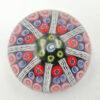 Strathern Glass Floral Millefiori Paperweight