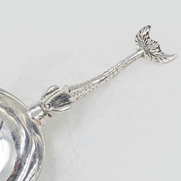 Art Deco Silver Sturgeon Caviar Spoon 1932 Brook and Sons Edinburgh