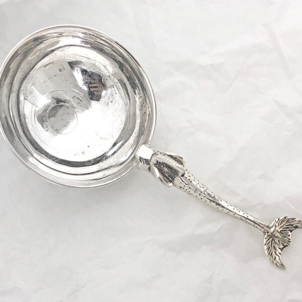 Art Deco Silver Sturgeon Caviar Spoon 1932 Brook and Sons Edinburgh