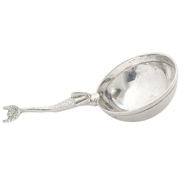 Art Deco Silver Sturgeon Caviar Spoon 1932 Brook and Sons Edinburgh