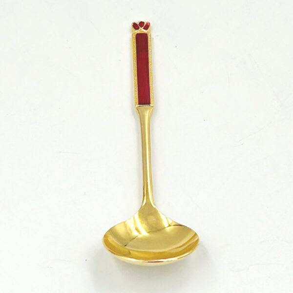 Eetrite 24ct Gold Plated Royal Albert Heirloom Sugar Spoon