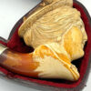 Meerschaum Pipe Ladies Head Head In Original Box