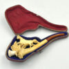 Meerschaum Pipe Rearing Horse  In Original Box