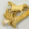Meerschaum Pipe Rearing Horse  In Original Box