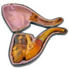 Meerschaum-pipe-sultan--head--in-original-box-turkey Meerschaum Pipe Sultan Head In Original Box Turkey