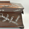 Regency Rosewood Tea Caddy Mother of Pearl Inlay C1810